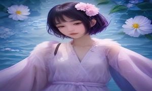韩国h漫画《秘密花园》新章节封面，全彩竖版，色调浪漫，人物表情生动